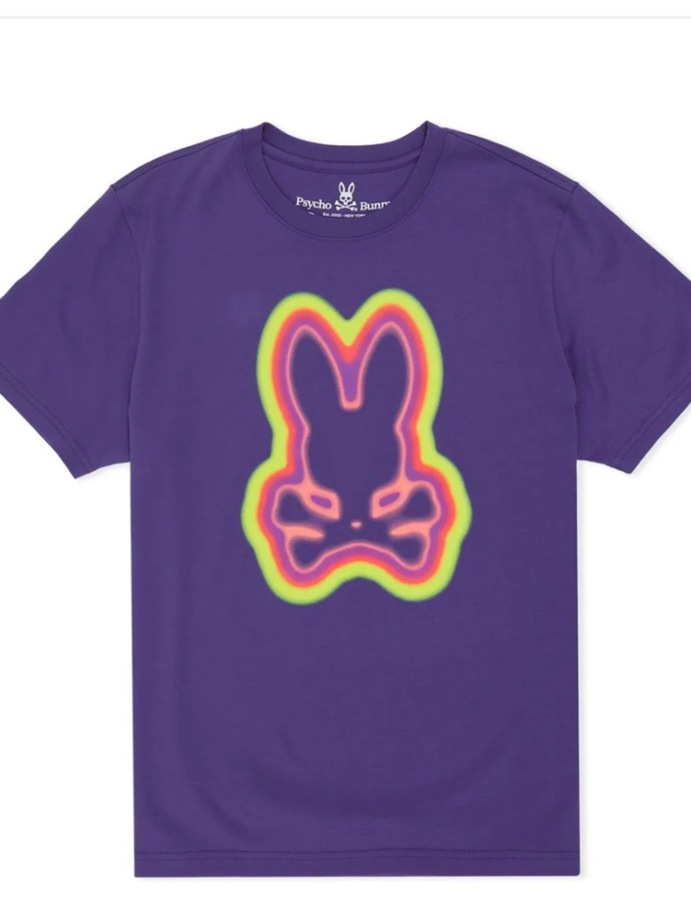 Psycho Bunny Mens Twilight Blue Warner Graphic t-shirt Size 5
